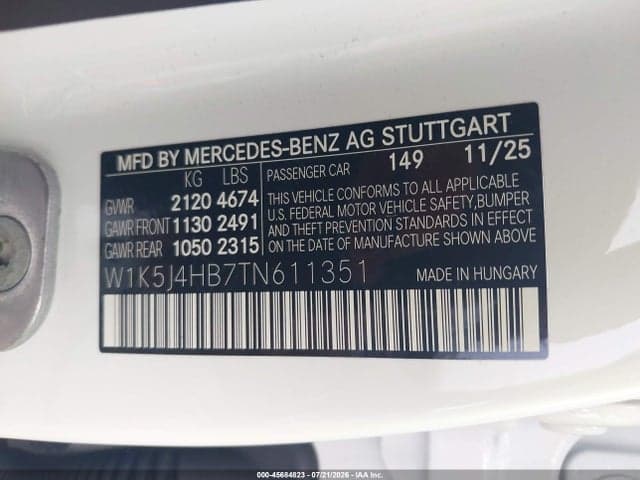 2026 MERCEDES-BENZ CLA 250 COUPE 4MATIC 9