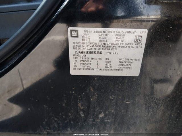 2017 GMC TERRAIN SLE-2 9