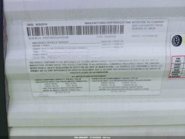 2020 KEYSTONE RV OTHER 9