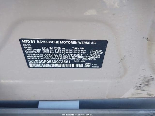 2025 BMW X3 30 XDRIVE 9