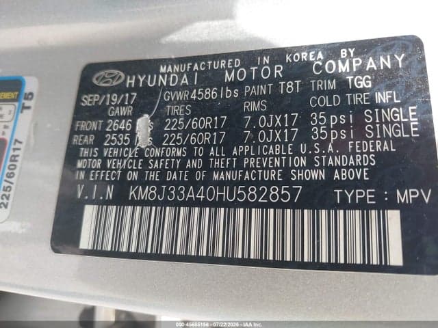 2017 HYUNDAI TUCSON SE 9