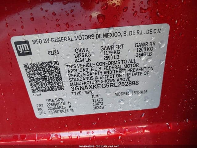 2024 CHEVROLET EQUINOX FWD LT 9