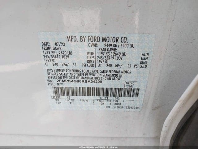 2024 FORD EDGE SE 8