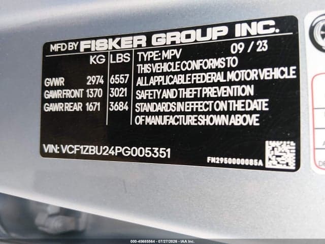 2023 FISKER OCEAN ONE 9