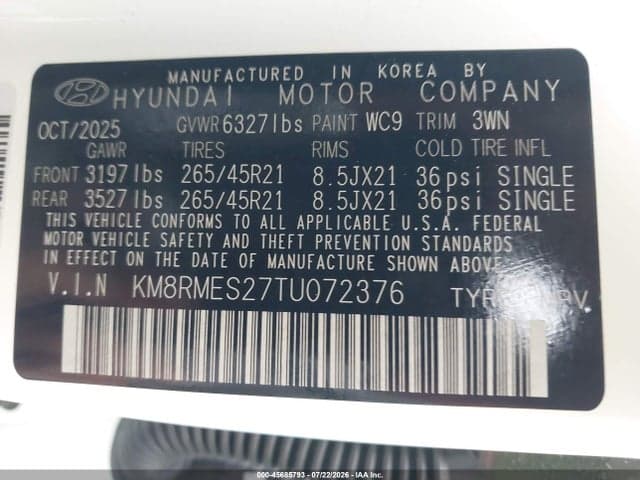 2026 HYUNDAI PALISADE CALLIGRAPHY 9