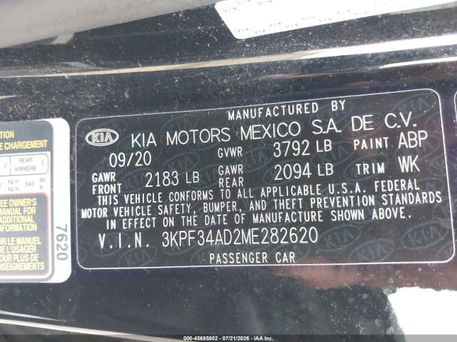 2021 KIA FORTE GT-LINE 9