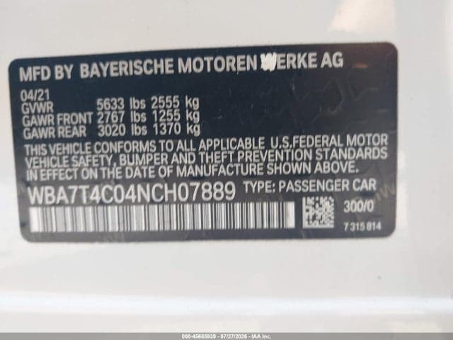 2022 BMW 740 I XDRIVE 9