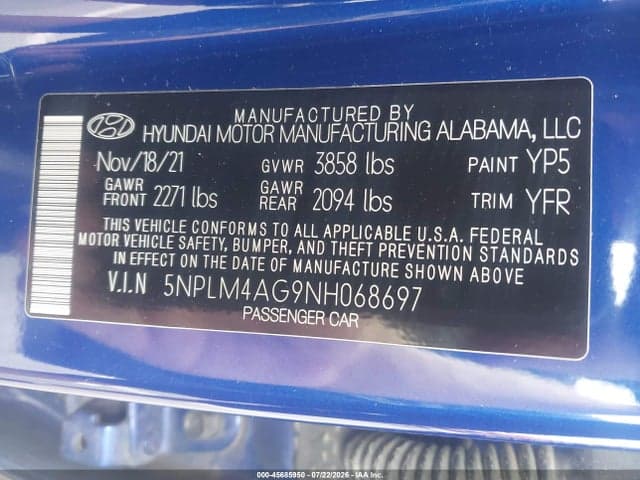 2022 HYUNDAI ELANTRA SEL 9
