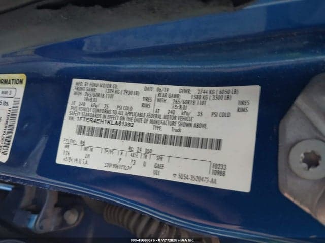 2019 FORD RANGER XLT 9