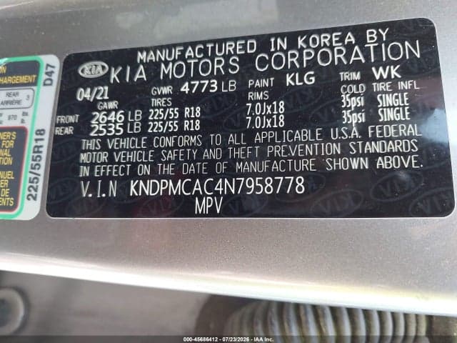 2022 KIA SPORTAGE LX 9