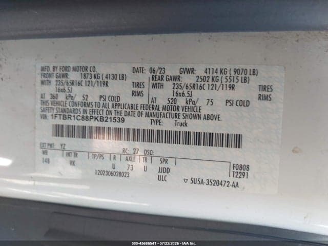 2023 FORD TRANSIT-250 9