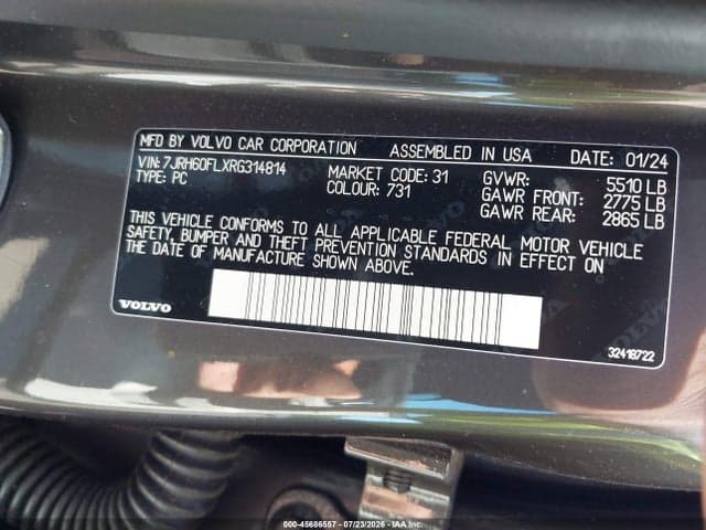2024 VOLVO S60 RECHARGE PLUG-IN HYBRID T8 PLUS DARK THEME 9