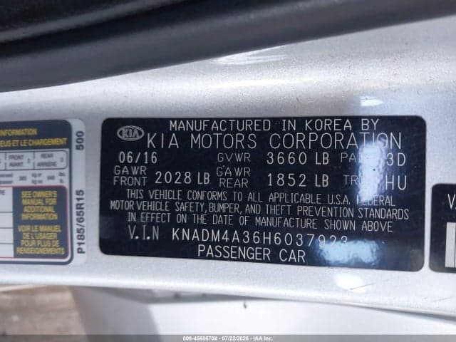 2017 KIA RIO LX 9
