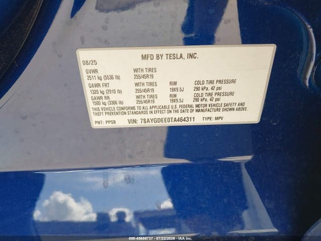 2026 TESLA MODEL Y ALL-WHEEL DRIVE/LONG RANGE LAUNCH SERIES/PREMIUM ALL-WHEEL DRIVE 9