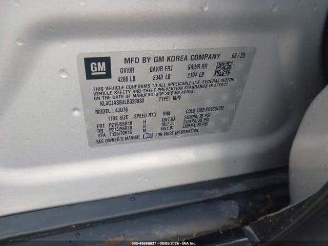 2020 BUICK ENCORE FWD PREFERRED 9