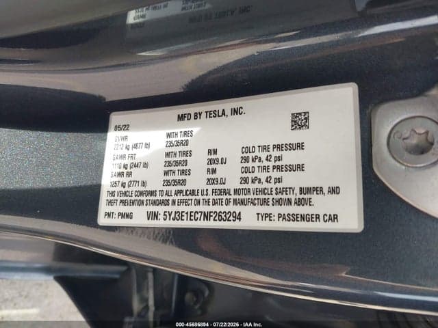 2022 TESLA MODEL 3 PERFORMANCE DUAL MOTOR ALL-WHEEL DRIVE 9