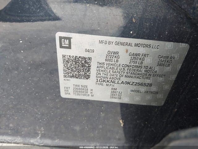 2019 GMC ACADIA SLE-2 9