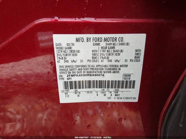 2024 FORD EDGE TITANIUM 9