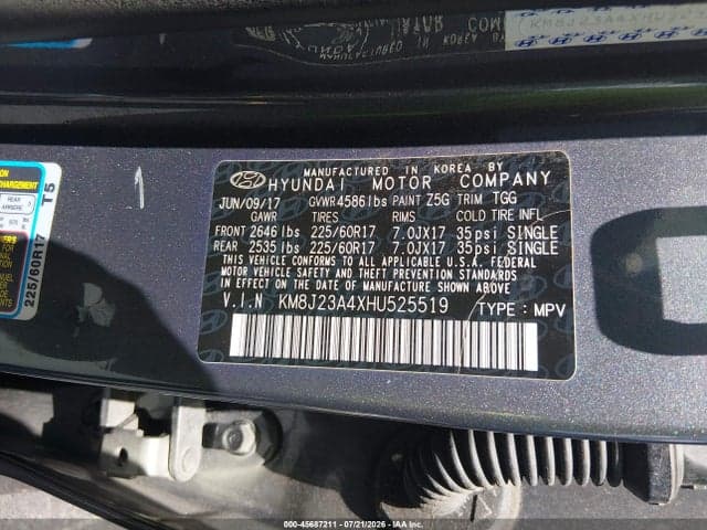 2017 HYUNDAI TUCSON SE 9