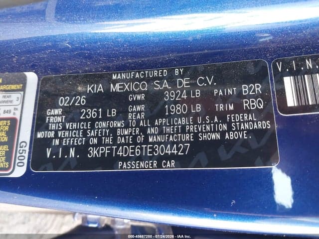 2026 KIA K4 LXS 9