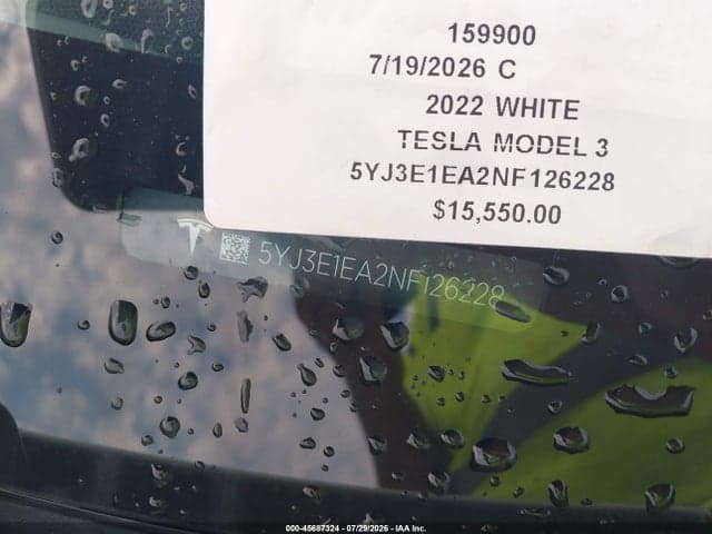 2022 TESLA MODEL 3 REAR-WHEEL DRIVE 9
