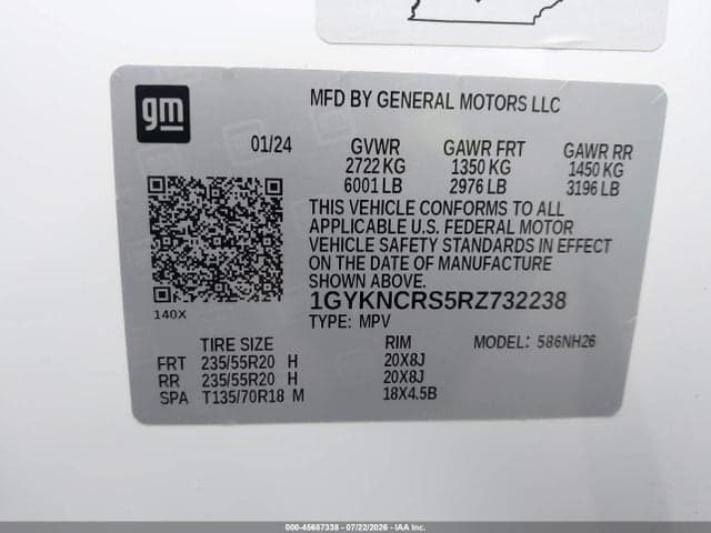 2024 CADILLAC XT5 FWD PREMIUM LUXURY 9