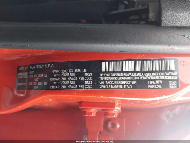2017 JEEP RENEGADE ALTITUDE 9