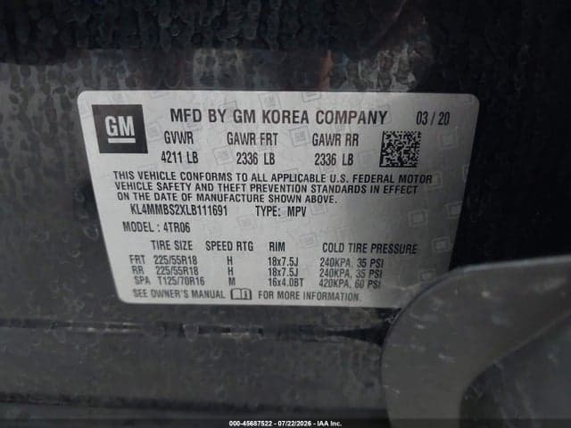 2020 BUICK ENCORE GX FWD PREFERRED 9