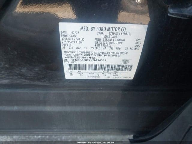 2022 FORD EXPLORER ST 9