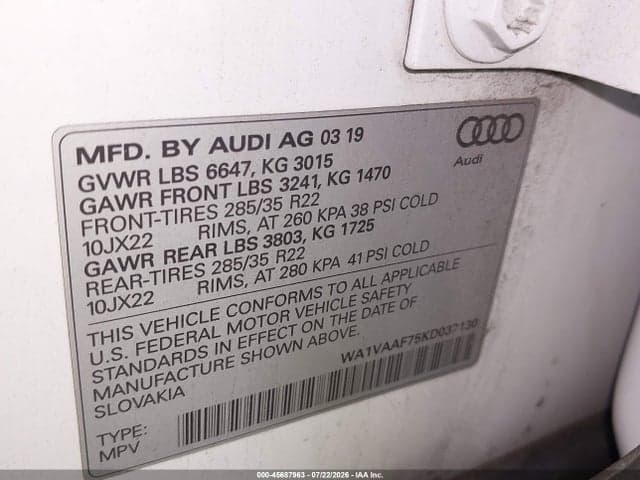 2019 AUDI Q7 55 PREMIUM 9