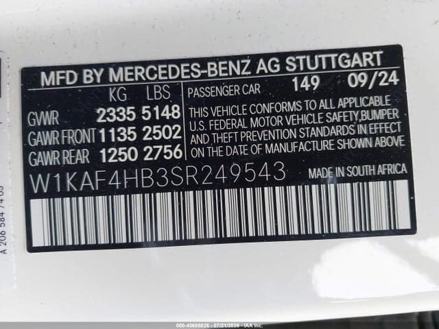 2025 MERCEDES-BENZ C 300 9