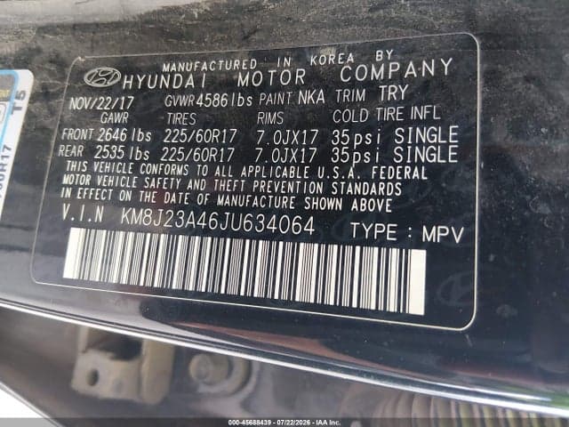 2018 HYUNDAI TUCSON SE 9