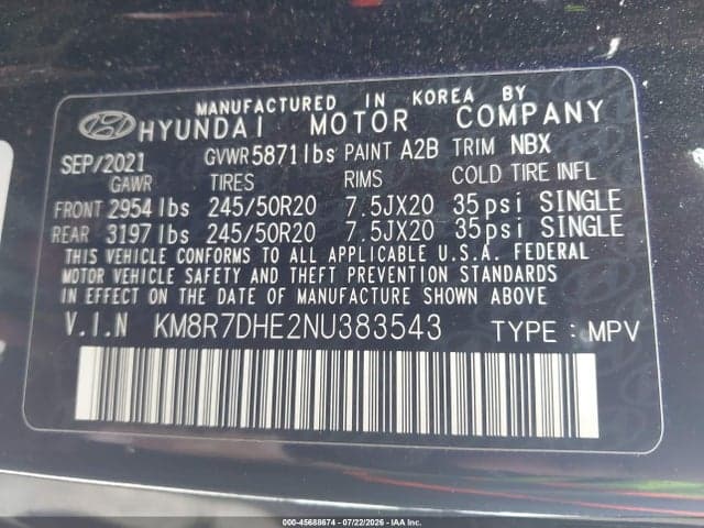 2022 HYUNDAI PALISADE CALLIGRAPHY 9