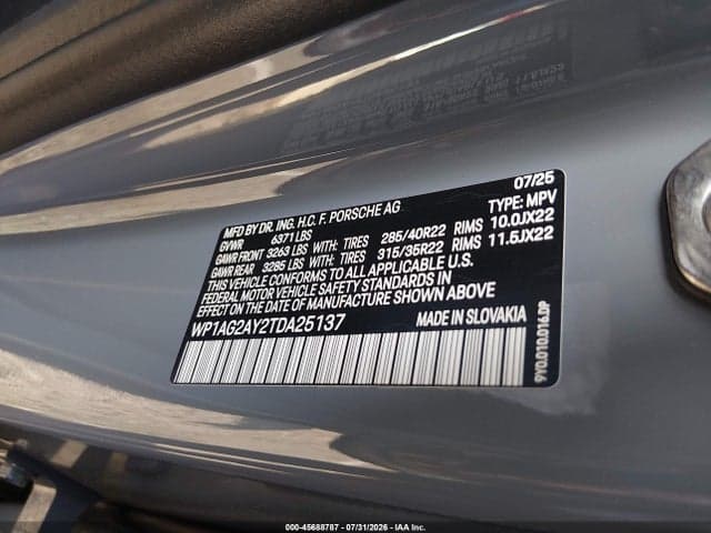 2026 PORSCHE CAYENNE GTS 9