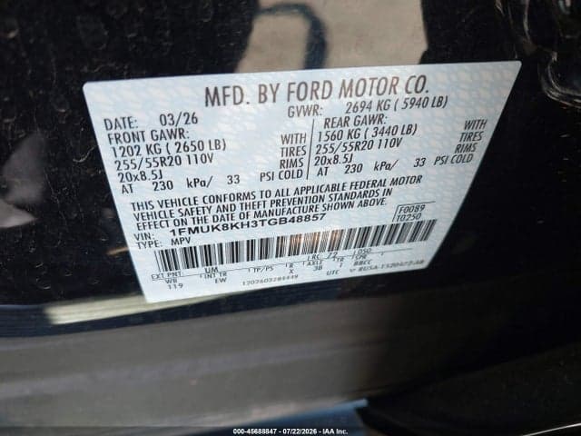 2026 FORD EXPLORER ST-LINE 9