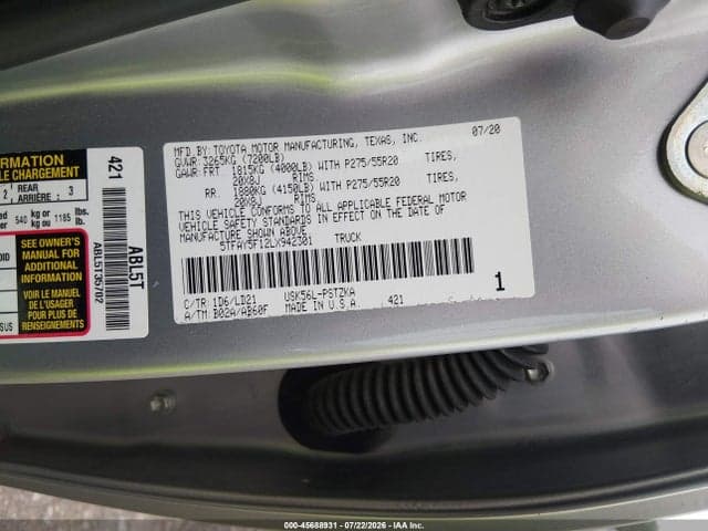 2020 TOYOTA TUNDRA 1794 EDITION 9
