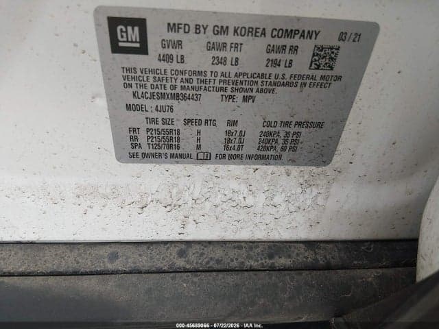 2021 BUICK ENCORE AWD PREFERRED 9