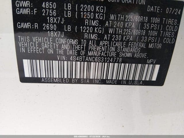 2025 SUBARU OUTBACK LIMITED 9