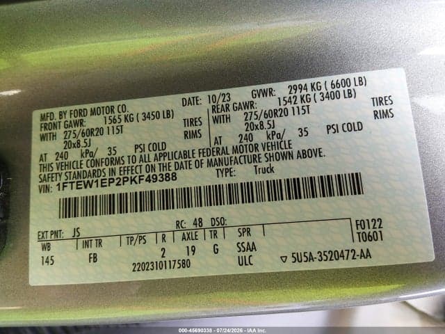 2023 FORD F-150 XLT 9