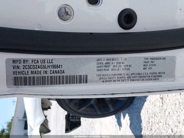 2020 DODGE CHALLENGER SXT 9