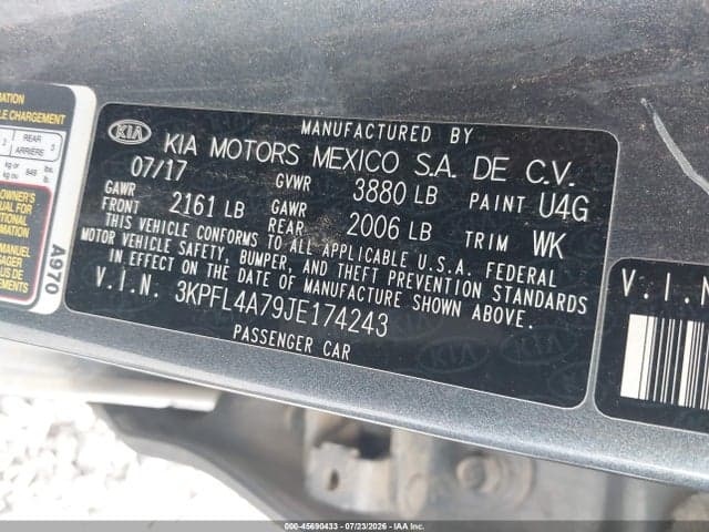 2018 KIA FORTE S 9