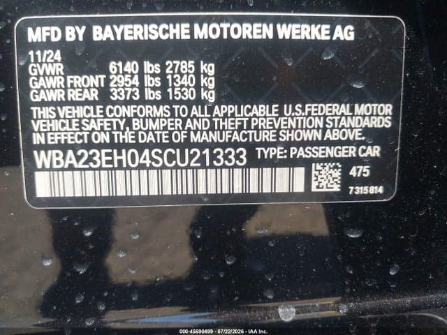 2025 BMW 740I 9