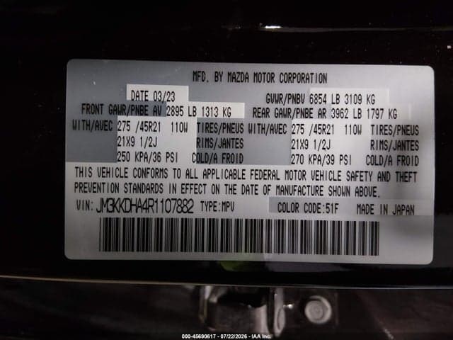 2024 MAZDA CX-90 PHEV PREMIUM 9