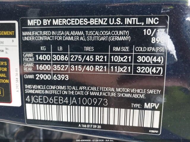 2018 MERCEDES-BENZ AMG GLE 43 COUPE 4MATIC 9