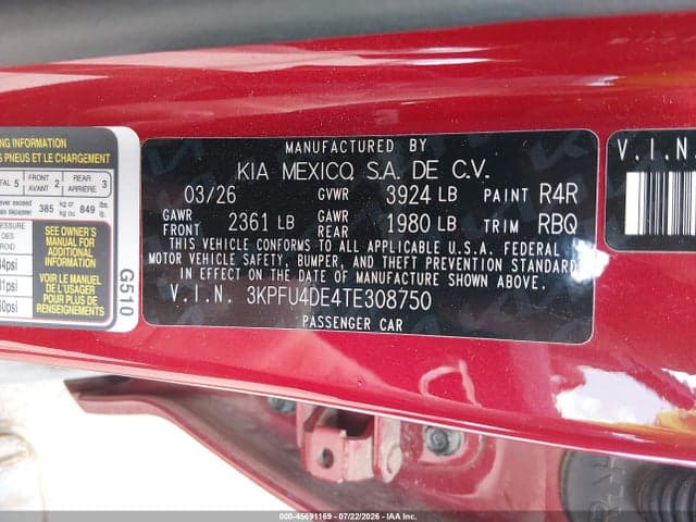2026 KIA K4 EX 9