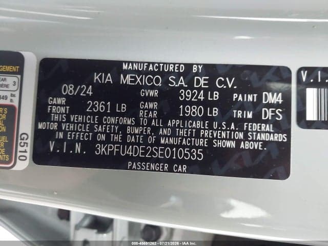 2025 KIA K4 EX 9