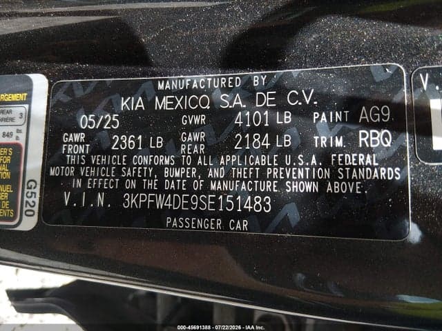 2025 KIA K4 GT-LINE 9
