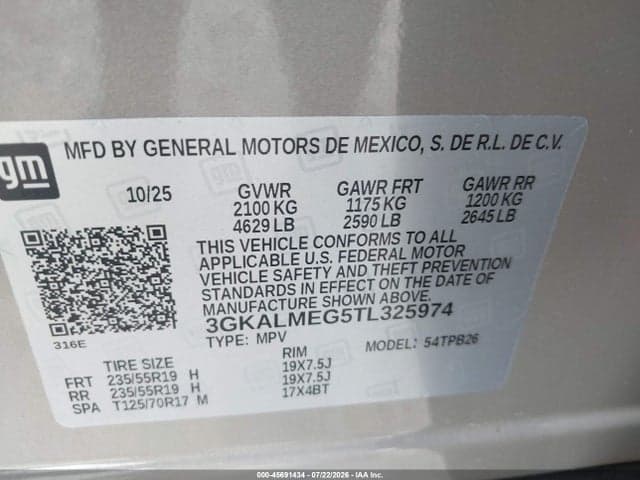 2026 GMC TERRAIN FWD ELEVATION 9