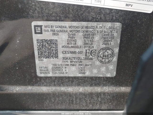 2020 GMC TERRAIN SLE 9