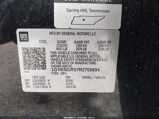 2024 CADILLAC XT5 AWD SPORT 9